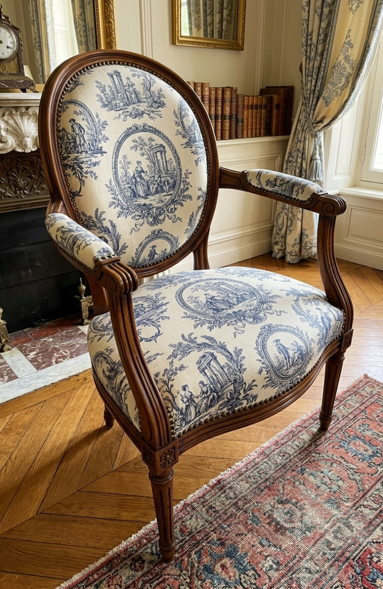 Les grands tissus d’ameublement à travers les époques : histoire, styles et fauteuils associés